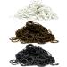 Tigerbox White Horse Pony Show Rubber Plaiting Bands for Braiding Mane and Tails (500 Pack) - Buy Online on GoSupps.com
