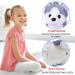 WorWoder Plush Husky Dog Toy - Interactive Electronic Toy for Kids - Walking, Barking, Tail Wagging, Stretching - Buy Online on GoSupps.com
