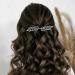 Dervivea Boho Leaf Hair Comb Barrette Leaves Branch Hair Piece Comb Wedding Bridal Headpiece Vintage Metal Greek Goddess Hair Comb Decorative Hair Accessories for Women and Girls Headdress (Silver) - Buy Online on GoSupps.com