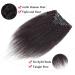 Shop Elailite 40cm Afro Clip-In Extensions | Real Remy Hair 115g 8 Parts Set Kinky Straight #1B Natural Black - Buy Online on GoSupps.com