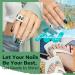 Modelones Blue Green Gel Nail Polish - 6 Colors Misty Gray Dark Green Glitter Gel Polish Kit Sage Green Baby Blue Nail Gel Polish Soak Off UV Gel Nail Lamp Gel Nail Kit DIY Home Nails Manicure Gifts - Buy Online on GoSupps.com