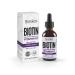 Nutroliq Biotin Liquid Drops - Vegan Vitamin B7 Dietary Supplement for Hair Nail & Skin Health - Pure 12000mcg Biotin Drops for Hair Growth - Extra Strength Berry-Flavoured Vitamin H Serum - 60 ml