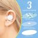 Waterproof Silicone Ear Protector Cover 60Pcs - Reusable Washable - Sky Blue - Suitable for All Skin Types - Shower Ear Cover - Cute Bath - One Size - Buy Online on GoSupps.com