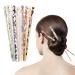 10 Packs Vintage Hair Forks Tortoise French Style Shell Cellulose Acetate Hair Pin Sticks Bun Hair Pins Clips for Women Girls Hairstyles