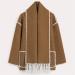 Hanxiulin Women's Winter Coat with Scarf - Loose Long-Sleeved Fleece Jacket - Warm Autumn Fashion - Buy Online on GoSupps.com