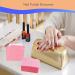 Sunenlyst 1000Pcs Gel Nail Polish Remover & Eyelash Extension Glue Cleaning Wipes - Soft Lint Free Nail Pads (Pink and White) - Buy Online on GoSupps.com