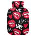 Sexy Red Lips Love Warm bottle with reference heat bottles for pain relief warm-up bags heating bottles for heat and cold therapy 2 L