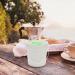 Veemoon 1-Liter White Plastic Bucket with Handle & Cover - All-Purpose Food Storage Solution - Buy Online on GoSupps.com