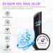 Gelike EC Gel Nail Glue UV - 6 in 1 Blush Pink Nail Glue for Press-On & Acrylic Tips | Strong Adhesive for Salon & Beginner Use - Buy Online on GoSupps.com