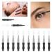20PCS Micro Eyebrow & Eyelash Brush Set for Extensions & Lamination - Black - Buy Online on GoSupps.com