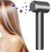 Cordless Hair Dryer USB Rechargeable Blow Dryer w/12 Hot & Cold Wind Mode Low Noise Hair Blow Dryers w/Nozzle & Base for Women Infants Kids