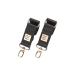 Petunia Pickle Bottom Valet Stroller Clip | Baby Stroller Accessory | Diaper Bag Clip | Stroller Accessories for Baby Stroller and Diaper Bags | Black Matte Leatherette with Rose Gold Hardware Leatherette - Black/Rose Gold