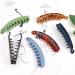 10 Large Banana Clips Nonslip Combs - Strong Hold Ponytail Holder for Women - Matte Colors - 5.3 Inch - Buy Online on GoSupps.com
