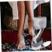 Premium Foot Immobilizer & Orthotic Tool for Drop Foot - Ankle Support Brace PVC Correction Belt - White 29x28x9cm - Buy Online on GoSupps.com