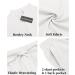 COOFANDY Men's Linen 2-Piece Set: Henley Shirt & Yoga Shorts - White, Size Medium - Buy Online on GoSupps.com