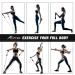 HPYGN Resistance Bands Set - 150lb, 200lb, 250lb Exercise Bands with Handles - 5 Tube Fitness Bands for Muscle Training - Portable Bag and Ankle Straps Included - Buy Online on GoSupps.com
