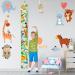 HIFOT Kids Growth Chart - Animal Zoo Canvas Wall Hanging Ruler for Boys Bedroom Decor | 74.8'' x 7.87 - Buy Online on GoSupps.com