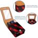 Travel Lipstick Organizer Case Portable Makeup Bag with Mirror | Classic Red Plaid M755f1fbpa Shop Internationally - Buy Online on GoSupps.com