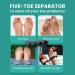 Welnove Toe Separator & Straightener 8 Pack - Bunion Corrector for Men and Women - Toe Spacers for Overlapping Toes - Ideal for Nighttime Running & Yoga Practice in Black/Blue - 4 Pair Pack - Buy Online on GoSupps.com