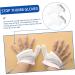 ORFOFE Anti-Eating Gloves Baby Mitts - Stop Thumb Sucking Kit | Nylon Orthotics Thumb Protector for Babies | White 13x7.5cm - Buy Online on GoSupps.com