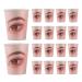 Shakven Eyelash Training Aids Eyelash Extension Supplies Aids - 20x Eyelash Training Paper Cup for Adults Makeup Artist Eyelash Beautician