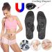 Yarpiany Magnetic Acupressure Insoles for Men - Pain Relief, Washable, Cuttable - Black, Size 11.42 - Buy Online on GoSupps.com