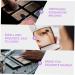 Mipcase 100pcs Eye Shadow Stick Disposable Lip Eyeshadow Sponge Applicator Eye Makeup Tools Miss Mix 7.5x0.5cm Black - Buy Online on GoSupps.com