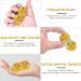Acupressure Ball Set - 32mm Magnetic Hedgehog Massage Balls for Stress Relief & Foot Massage (Gold) - Buy Online on GoSupps.com