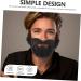 Totority 4 pcs fake beard prom decor halloween props short beard makeup party supplies Toy elder artificial Blackx3pcs 21X15X0.1CMx3pcs - Buy Online on GoSupps.com