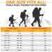 Foxelli Carbon Trekking Sticks - Lightweight Telescopic Hiking Poles with Shock-Damping & Cork Handles | All-Season Walking Accessories | Includes Carrying Bag - Buy Online on GoSupps.com