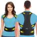 SOMAZ Adjustable Posture Corrector for Men an Women Slouching Corrector Comfortable Clavicle Upper and Lumbar Back Belt Support for Rounded Shoulders (XS-Small) Small (Pack of 1)