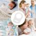 10pcs Transparent Silicone Button Rings | Pacifier Chain & Holder Clip Adapter | Baby Silicone Ring for Pacifiers - Buy Online on GoSupps.com