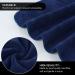 Fast-Drying Microfiber Facial Cloths - 6-Pack Navy Blue Makeup Remover & Washcloths (12x12 inches) - Buy Online on GoSupps.com