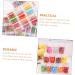 Healeved 36 Boxes Nail Art Accessories Resin Charms Slices Polymer Clay Spacer Beads 3D Slice Fruits Phone Shell Charms Resin Making Charms Nail Art Slices Manual Decorations Soft Pottery 14.2X8.8X2.5CMx3pcs Assorted Colorx3pcs - Buy Online on GoSupps.com