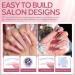 Modelones Poly Gel Kit - 6 Nude Colors Extension Nail Art Set for DIY Manicure - Buy Online on GoSupps.com
