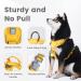 Pawaii Dog Harness for Medium-Sized Dogs - Anti-Drawing Adjustable Breathable Reflective with ID Tag - Pineapple Yellow (Chest 55-68cm) - Buy Online on GoSupps.com