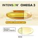Intenson Omega 3 XT - 1000mg with 750mg EPA & DHA per capsule - 120 Soft Omega 3 High Concentration Fish Oil Capsules - 4 Month Supply - Buy Online on GoSupps.com