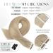 Moresoo 16 Tape in Human Hair Extensions 18P613 Blonde Highlights - 20 Pieces, 50g - Buy Online on GoSupps.com