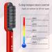2-in-1 Hair Straightener Brush & Curler - Negative Ion Heated Comb with 5 Temp Settings | Fast Heating Anti-Scald Design (Red) - International Shipping Available - Buy Online on GoSupps.com