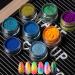 Prreal 24 Color Pigment Nail Powder - Iridescent Glitter & High-Gloss Halo Powder for Stunning 3D Nail Art | International Shipping Available - Buy Online on GoSupps.com