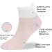 Athlemo Bamboo Diabetic Socks 6 Pairs for Men & Women | Circulation Support No-Binding Ankle | Black/White/Pink | Size 9-11 - Buy Online on GoSupps.com