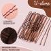 20pcs Hair Nets for Buns Invisible Hair Bun Net 50cm Elastic Hair Bands with Elastic Edge Mesh 40 Pieces U Shaped Pins Ballet Hair Net for Girls Dancers Women(brown) - Buy Online on GoSupps.com