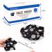 3 Ply 50 Pcs Individually Wrapped Disposable Earloop Face Masks - Adult Black/White - Buy Online on GoSupps.com