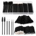 Yokilly 300PCS Disposable Mascara Wands Lip Wands Set 100Pcs Eyelash Brush/100Pcs Lip Brush/100PCS Micro Brushes Makeup Tool Kit with Organizer Box 300 PCS Black-1