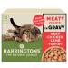 Harringtons Grain Free Meat Selection in Gravy Wet Cat Food 72x85g Beef Chicken Lamb & Turkey In Gravy Beef chicken lamb turkey 85 g (Pack of 72)