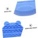 Housoutil 2 1 Makeup Brush Holder Makeup Cleaner Pad Facial Brush Silicone Holder Cosmetic Brush Cleaning Facial Scrubber Makeup Brush Drying Holder Brush Washing Mat Storage Box Silica Gel 11x10cm Blue - Buy Online on GoSupps.com