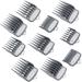 Yinke Clipper Guards Premium Cutting Guides for Wahl with Metal Clip #3171-500 – 1/8” to 1”– Fits Most Full Size Wahl Clippers (Gray)