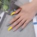LagunaMoon Gel Nail Polish Set - 6 Colours Glitter Blue Metallic Silver Yellow Grey High-Shine Kit Gel Polish for Salon Quality DIY Nails - UV LED Soak Off Lacquer Kit Varnish Manicure & Pedicure - Buy Online on GoSupps.com