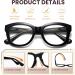 Gaoye 6-Pack Oversized Reading Glasses for Women - Stylish Blue Light Blocking Anti Eyestrain Spring Hinge - G1 Mix 1.5x - International Shipping Available - Buy Online on GoSupps.com