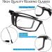 Viseng Anti-Blue Light Folding Reading Glasses for Men & Women - Portable Ultra-Light Telescopic Design - 3 Pairs (Black) +1.5 Diopters - Stylish Leather Case - Buy Online on GoSupps.com